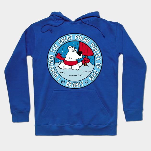 Survived 2019 Polar Vortex Hoodie by DavesTees